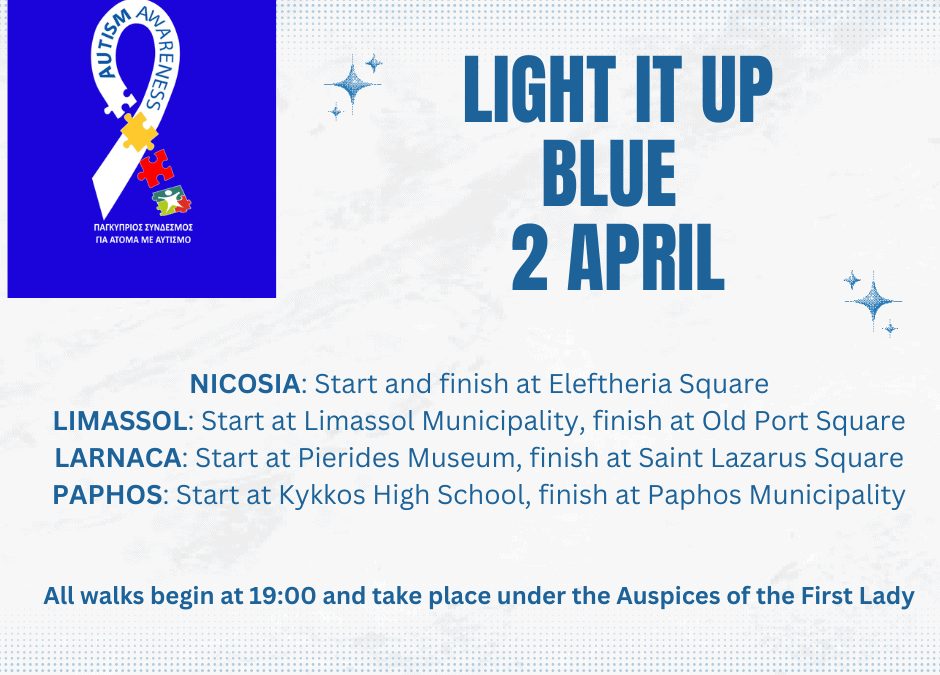 LIGHT IT UP BLUE – 2 APRIL